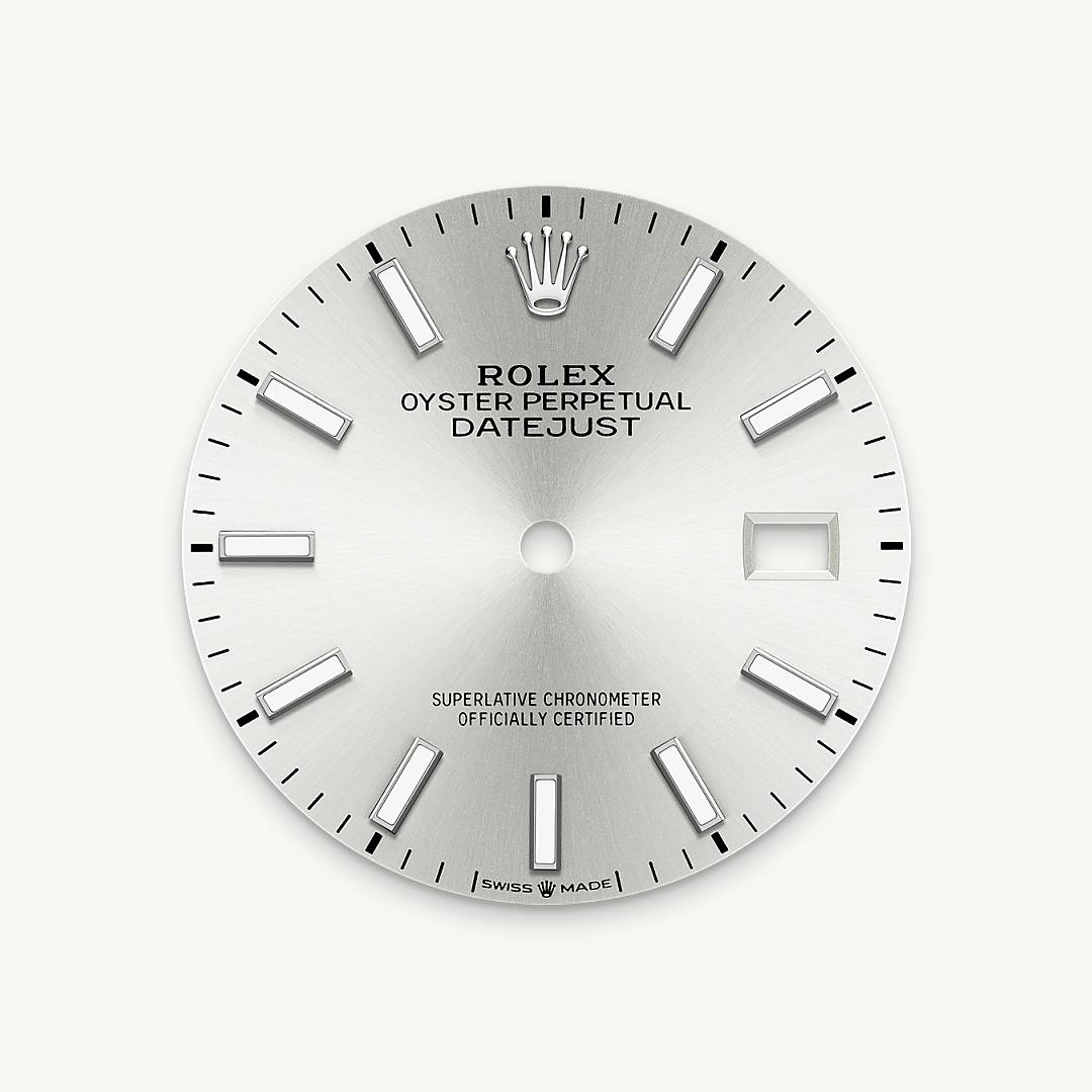 Silver dial