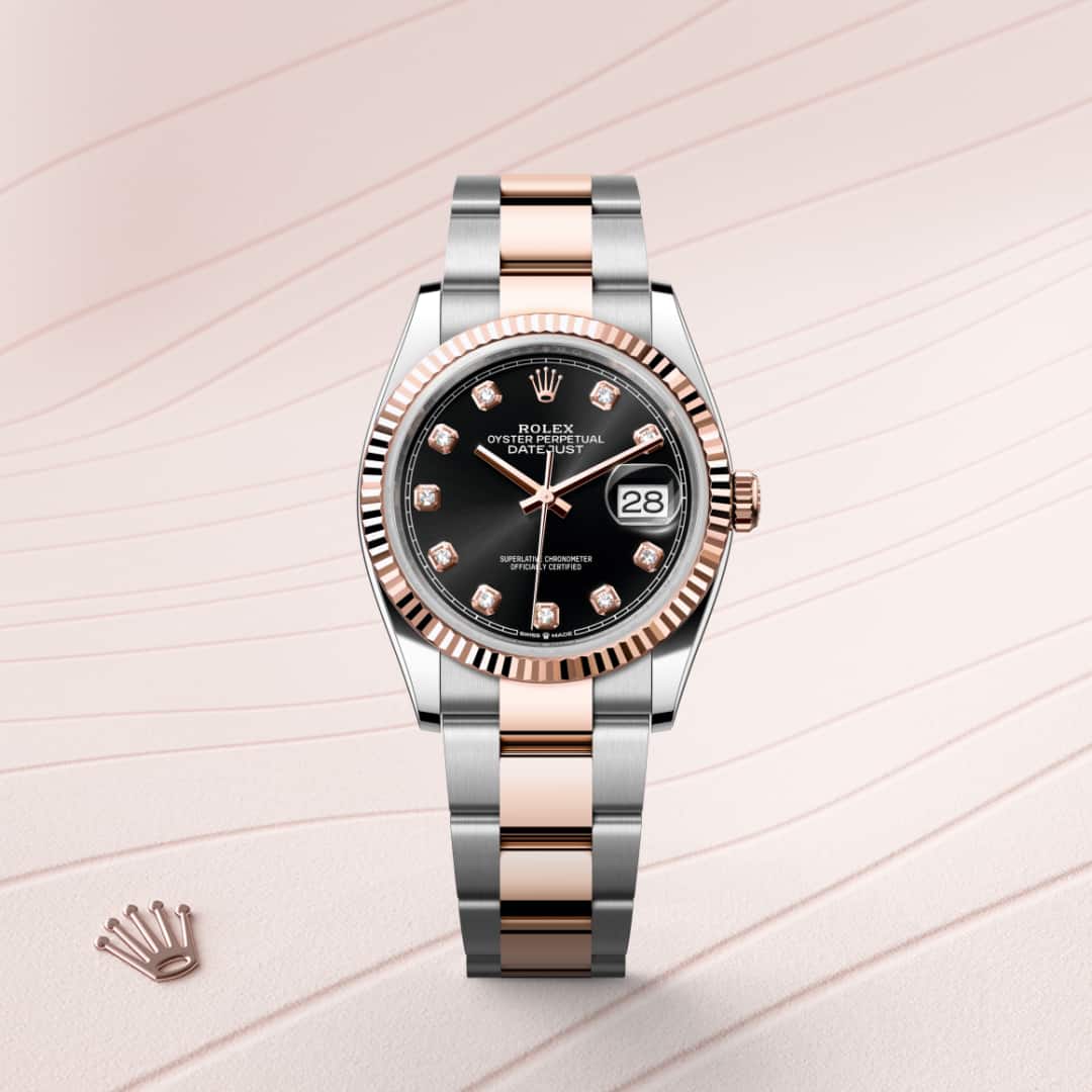 Rolex Datejust 36 Oyster, 36 mm, Oystersteel and Everose gold M126231-0020
