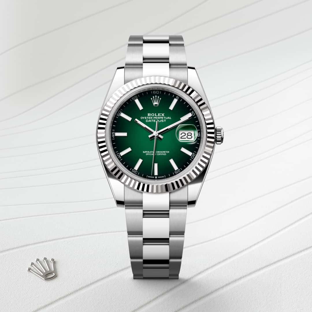 Rolex Datejust 41 Oyster, 41 mm, Oystersteel and white gold M126334-0033