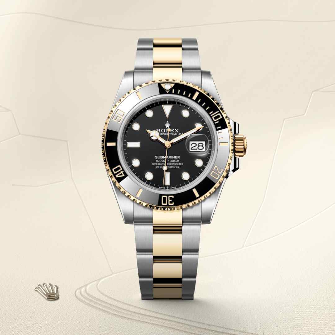 Rolex Submariner Date Oyster, 41 mm, Edelstahl Oystersteel und Gelbgold M126613LN-0002