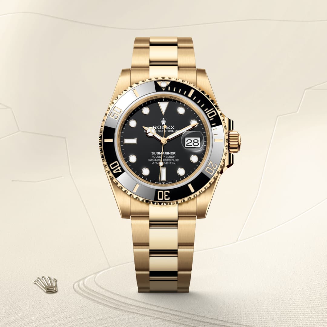 Rolex Submariner Date Oyster, 41 mm, Gelbgold M126618LN-0002