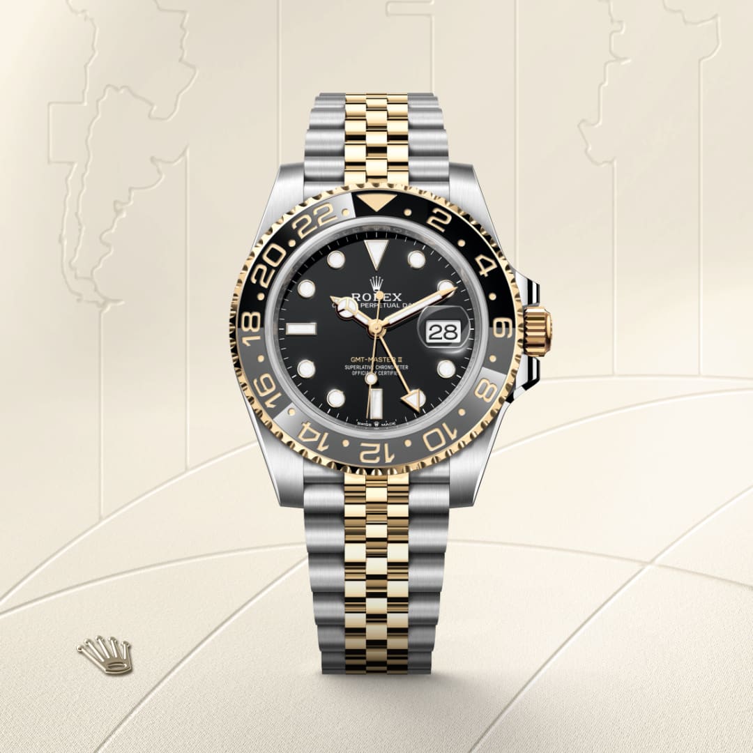 Rolex GMT-Master II Oyster, 40 mm, Oystersteel and yellow gold M126713GRNR-0001