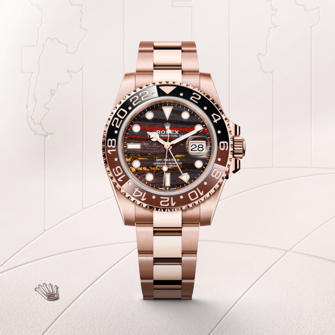 Rolex GMT-Master II Oyster, 40 mm, Everose gold M126715CHNR-0002