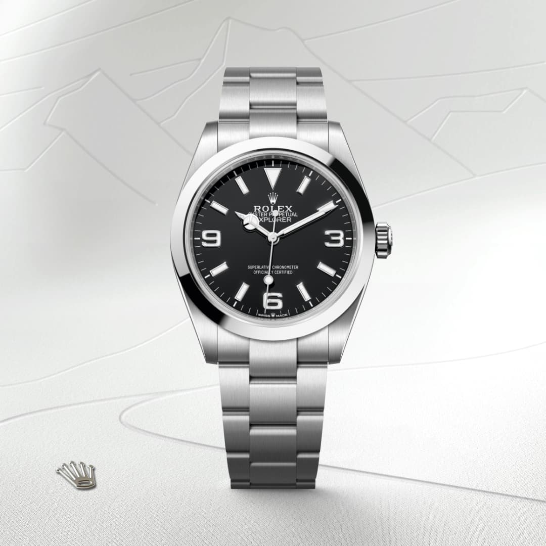 Rolex Explorer 40 Oyster, 40 mm, Oystersteel M224270-0001