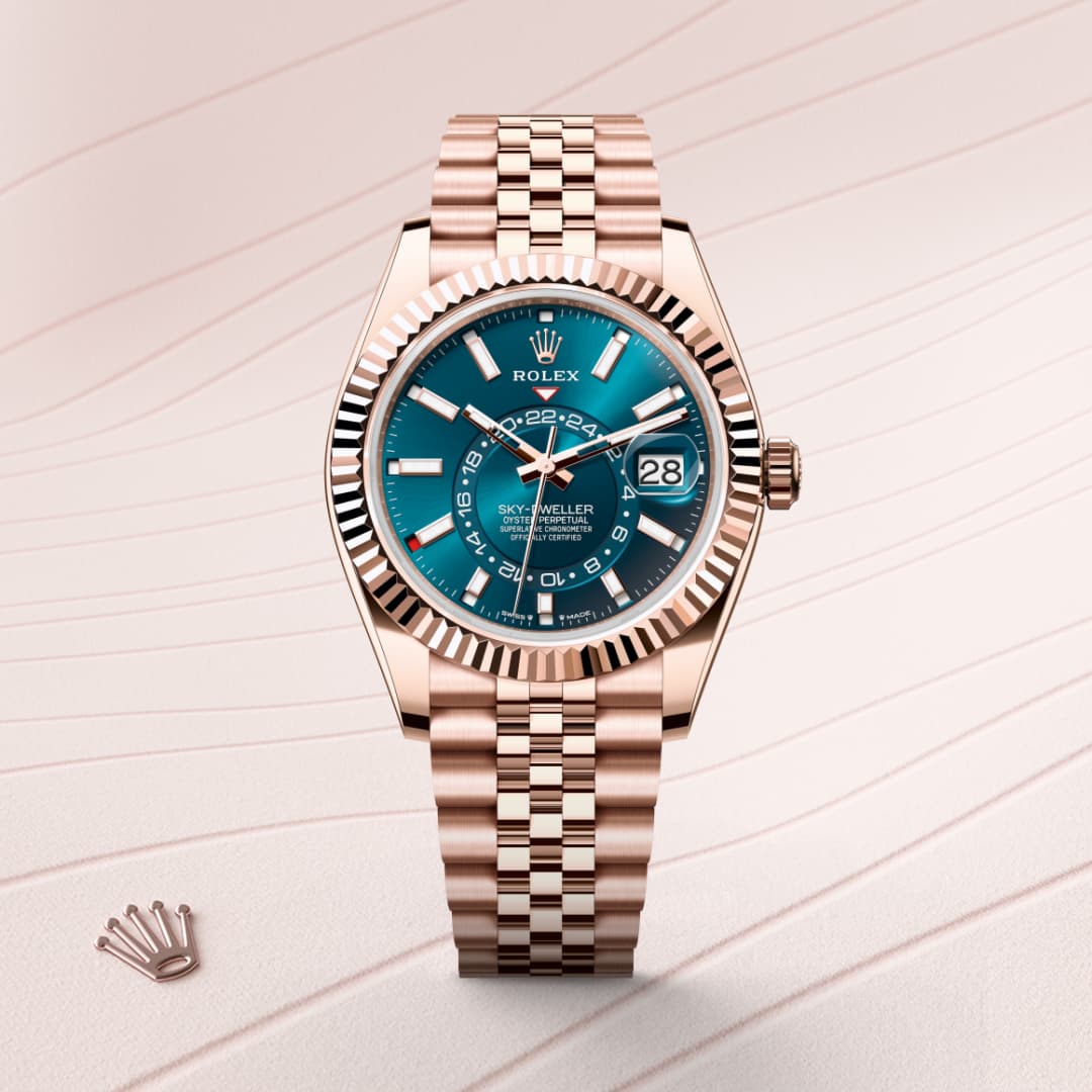 Rolex Sky-Dweller Oyster, 42 mm, Everose gold M336935-0005