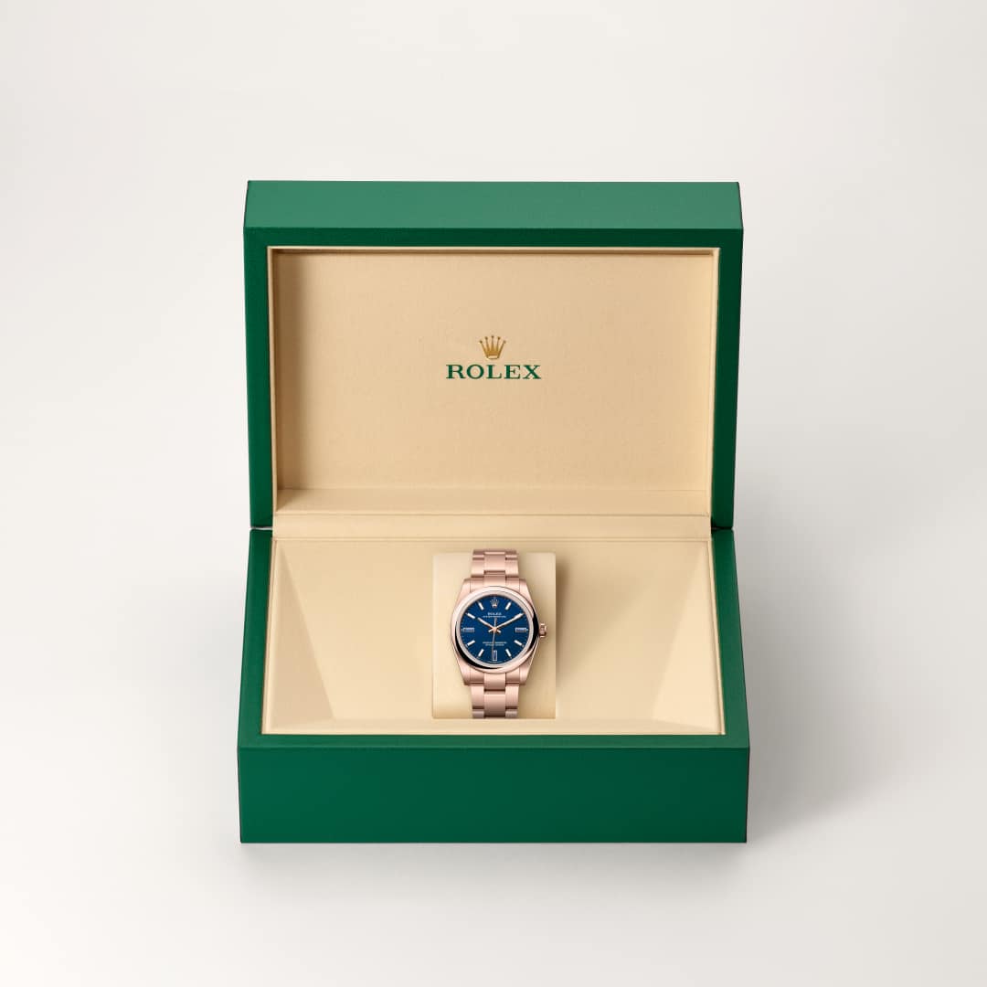 Rolex Oyster Perpetual 34 Oyster, 34 mm, Everose gold M124205-0002