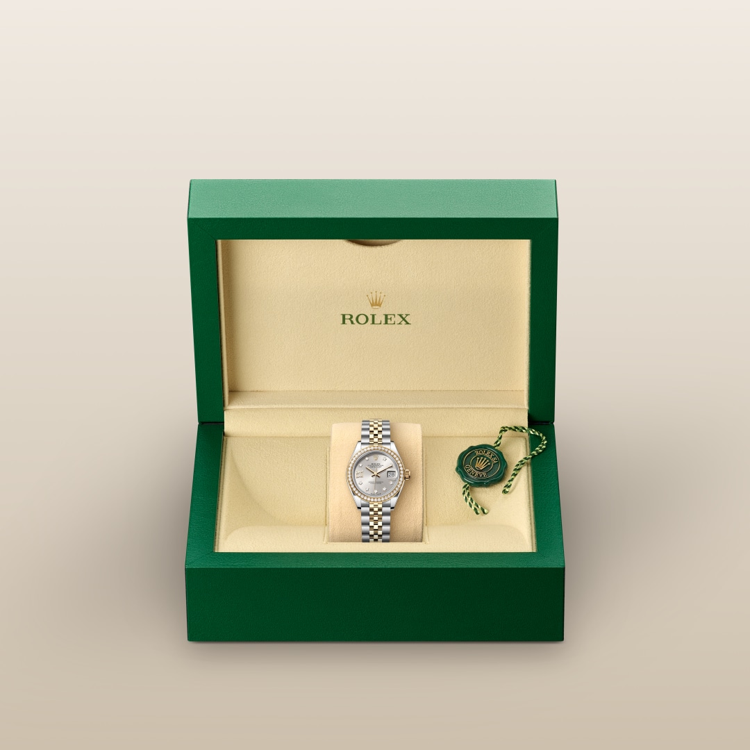 Rolex Lady-Datejust Oyster, 28 mm, Oystersteel, yellow gold and diamonds M279383RBR-0003