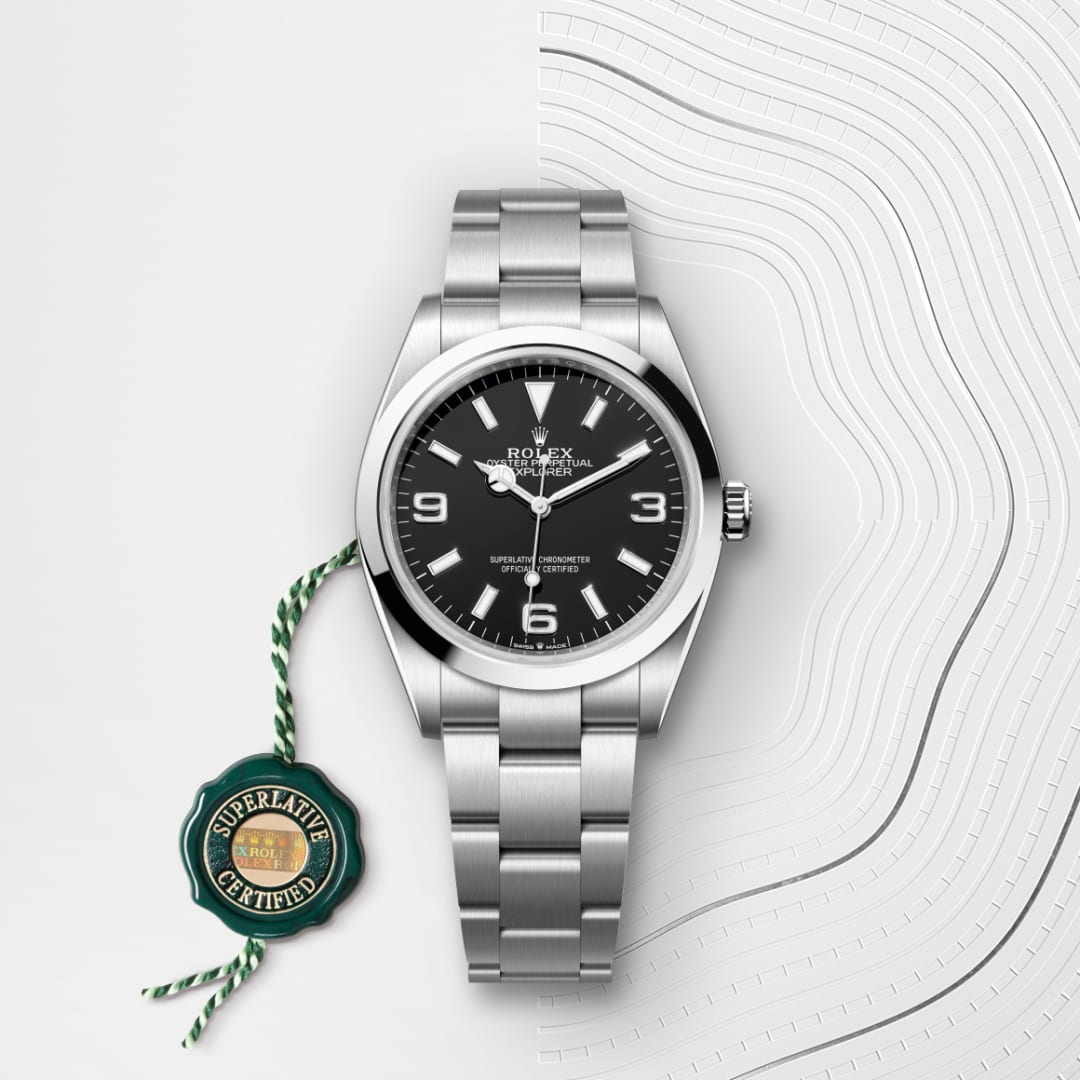 Rolex Explorer 36 Oyster, 36 mm, Oystersteel M124270-0001