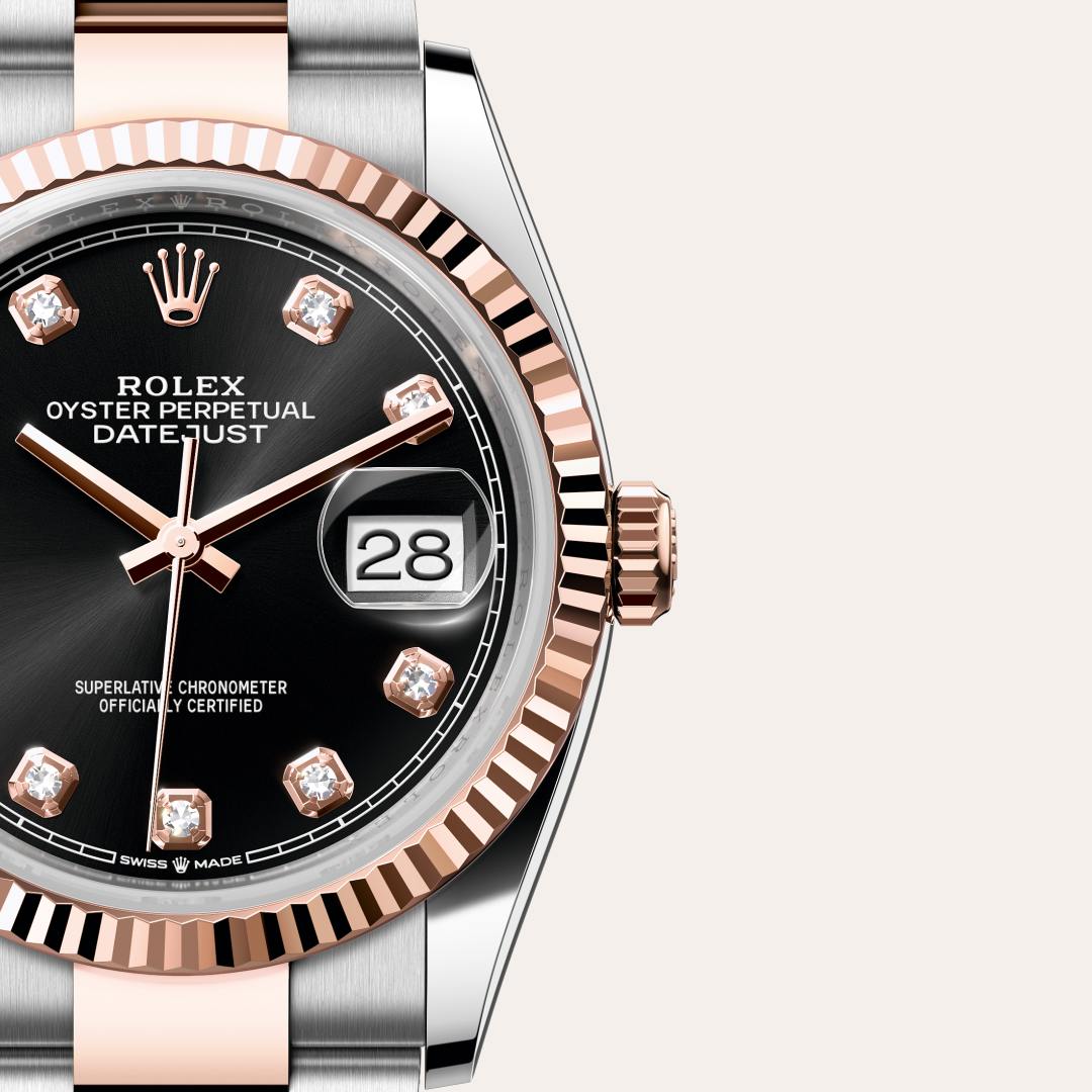 Rolex Datejust 36 Oyster, 36 mm, Oystersteel and Everose gold M126231-0020