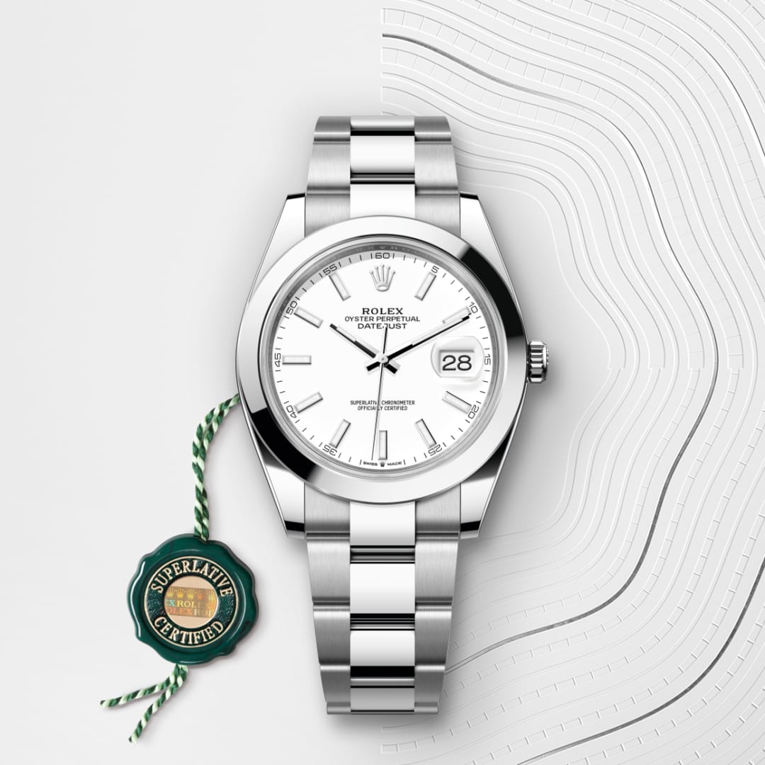 Rolex Datejust 41 Oyster, 41 mm, Oystersteel M126300-0005