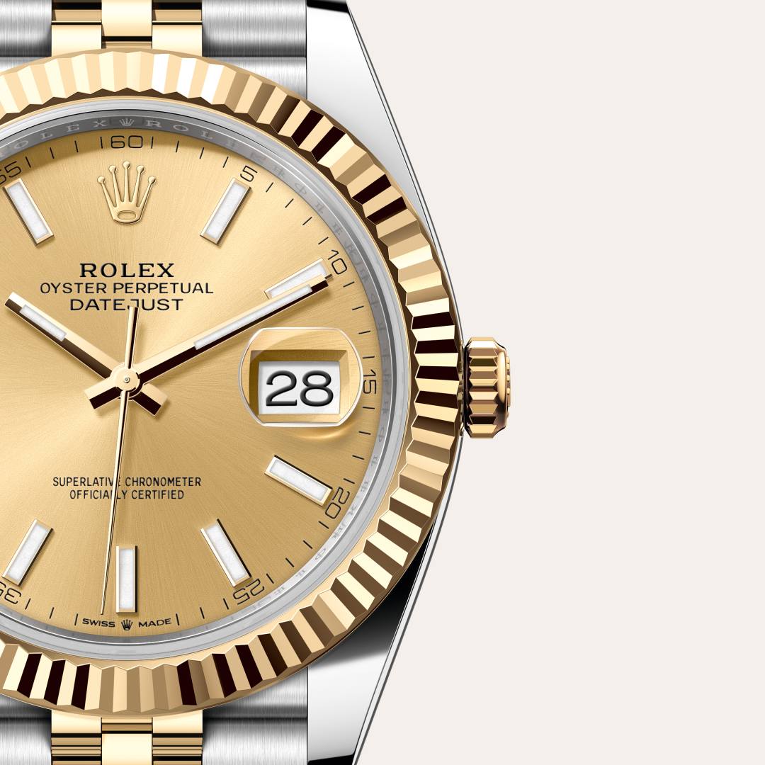 Rolex Datejust 41 Oyster, 41 mm, Oystersteel and yellow gold M126333-0010