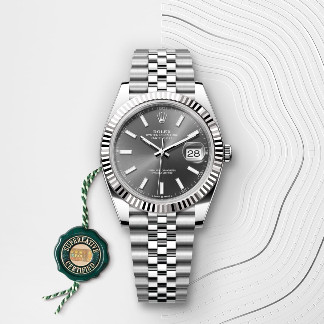 Rolex Datejust 41 Oyster, 41 mm, Oystersteel and white gold M126334-0014
