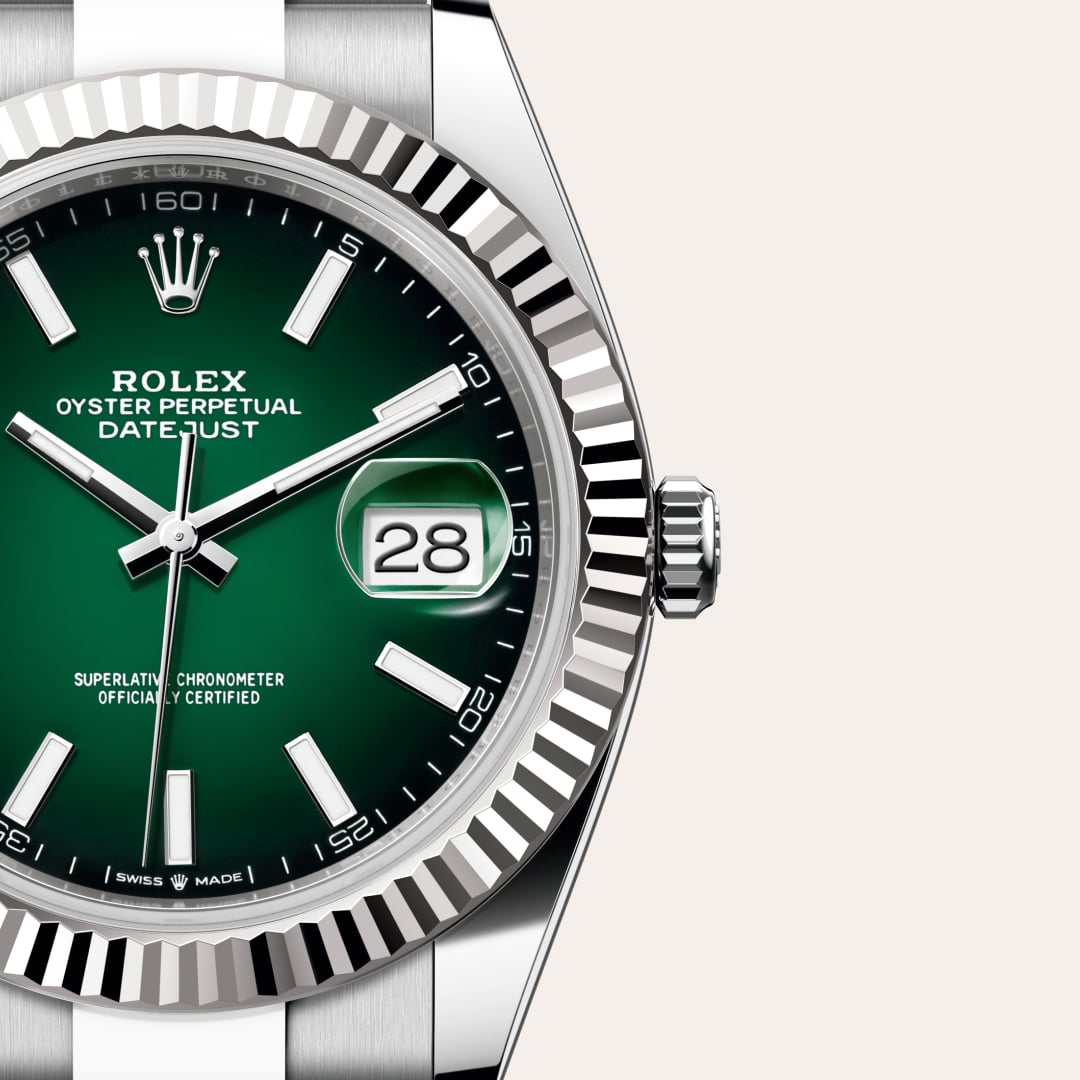 Rolex Datejust 41 Oyster, 41 mm, Oystersteel and white gold M126334-0033