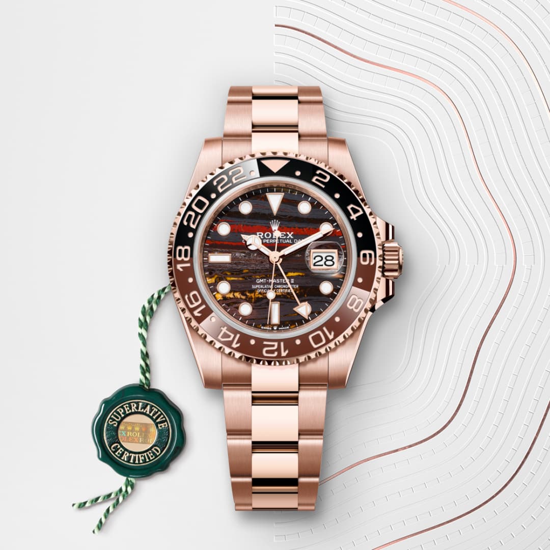 Rolex GMT-Master II Oyster, 40 mm, Everose gold M126715CHNR-0002