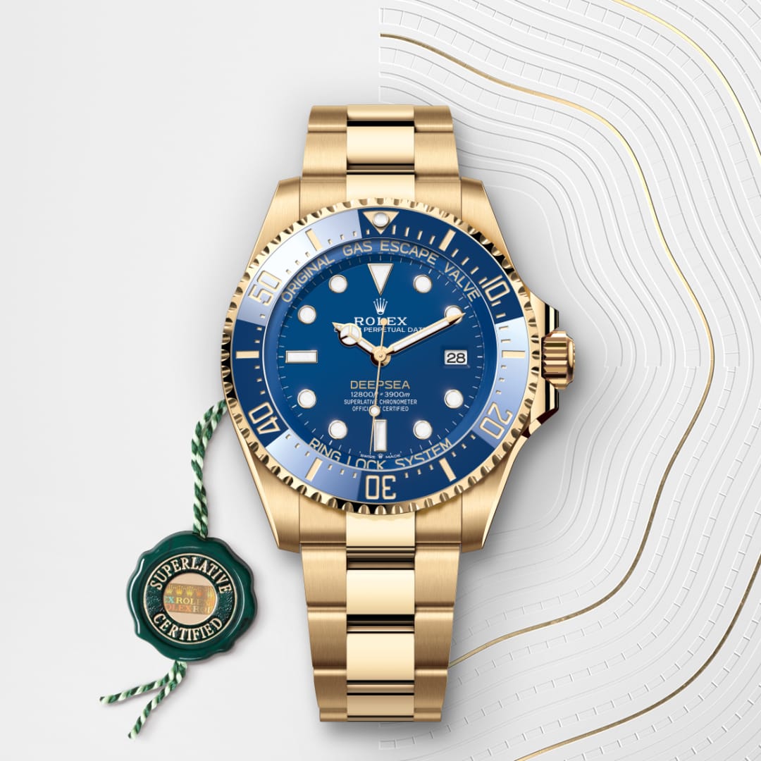 Rolex Rolex Deepsea Oyster, 44 mm, Gelbgold M136668LB-0001