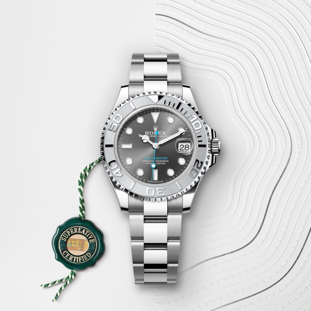 Rolex Yacht-Master 37 Oyster, 37 mm, Oystersteel and platinum M268622-0002