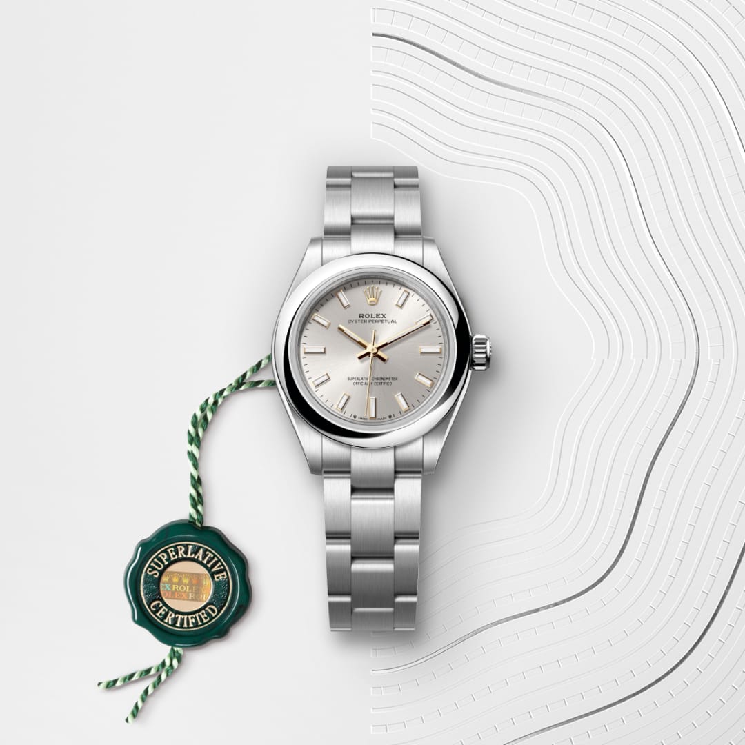 Rolex Oyster Perpetual 28 Oyster, 28 mm, Oystersteel M276200-0001