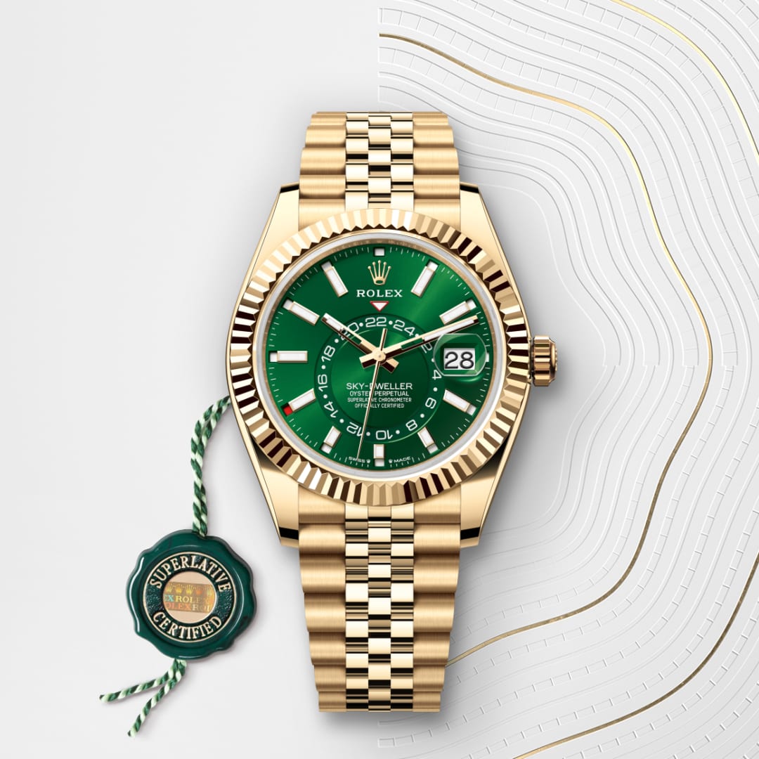 Rolex Sky-Dweller Oyster, 42 mm, yellow gold M336938-0008