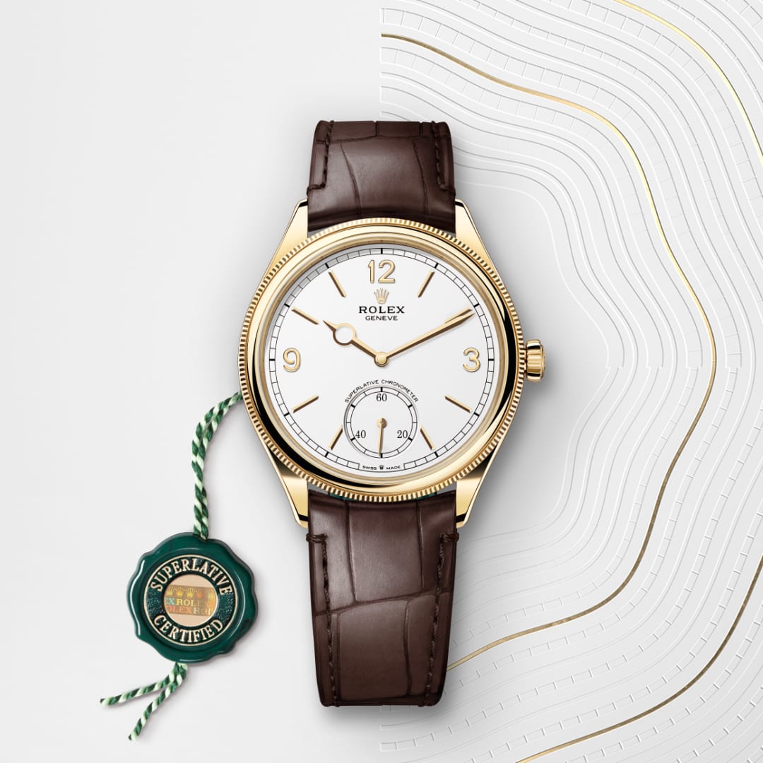 Rolex 1908 39 mm, 18 Karat Gelbgold, poliert M52508-0006