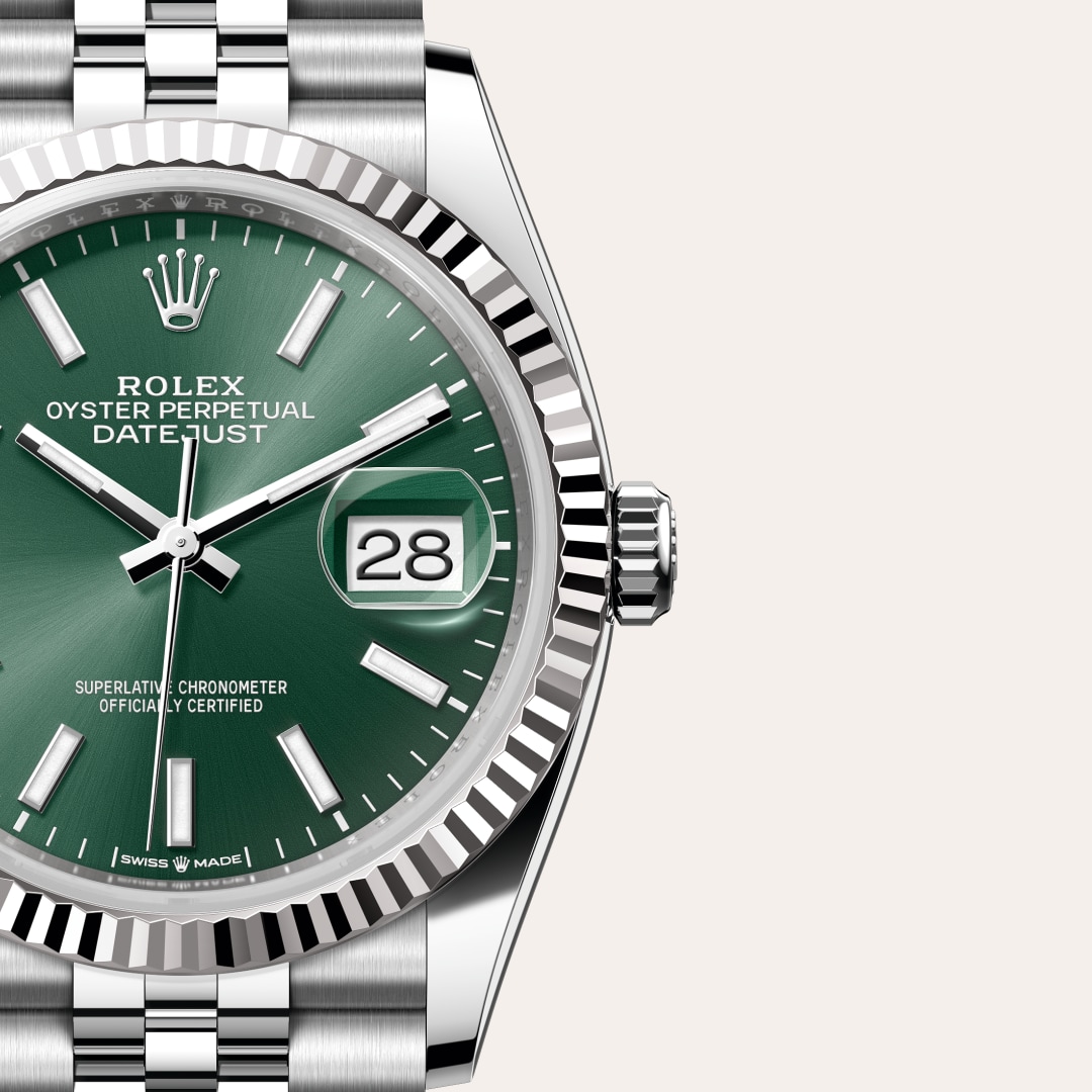 Rolex Datejust 36 Oyster, 36 mm, Oystersteel and white gold M126234-0051