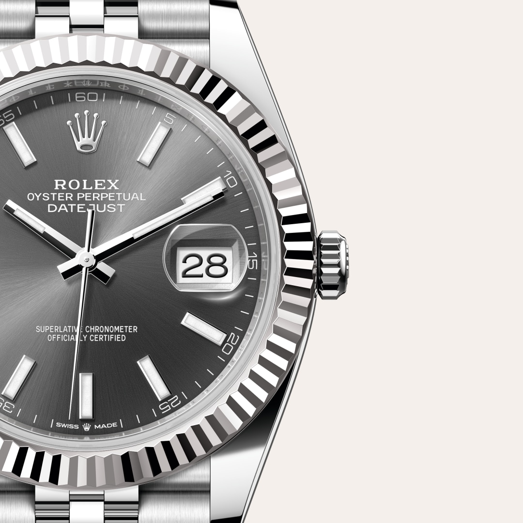 Rolex Datejust 41 Oyster, 41 mm, Oystersteel and white gold M126334-0014