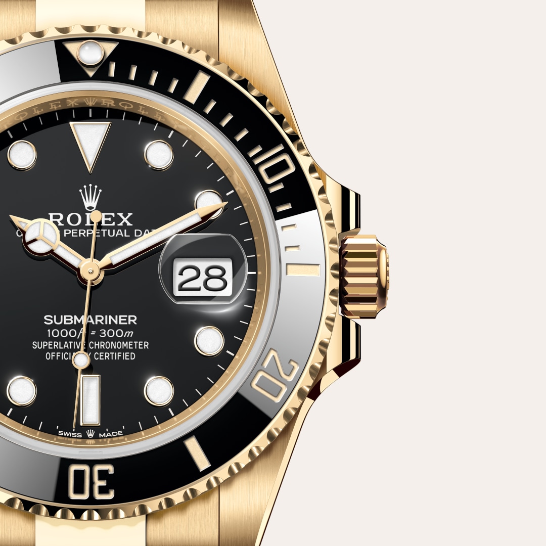 Rolex Submariner Date Oyster, 41 mm, Gelbgold M126618LN-0002