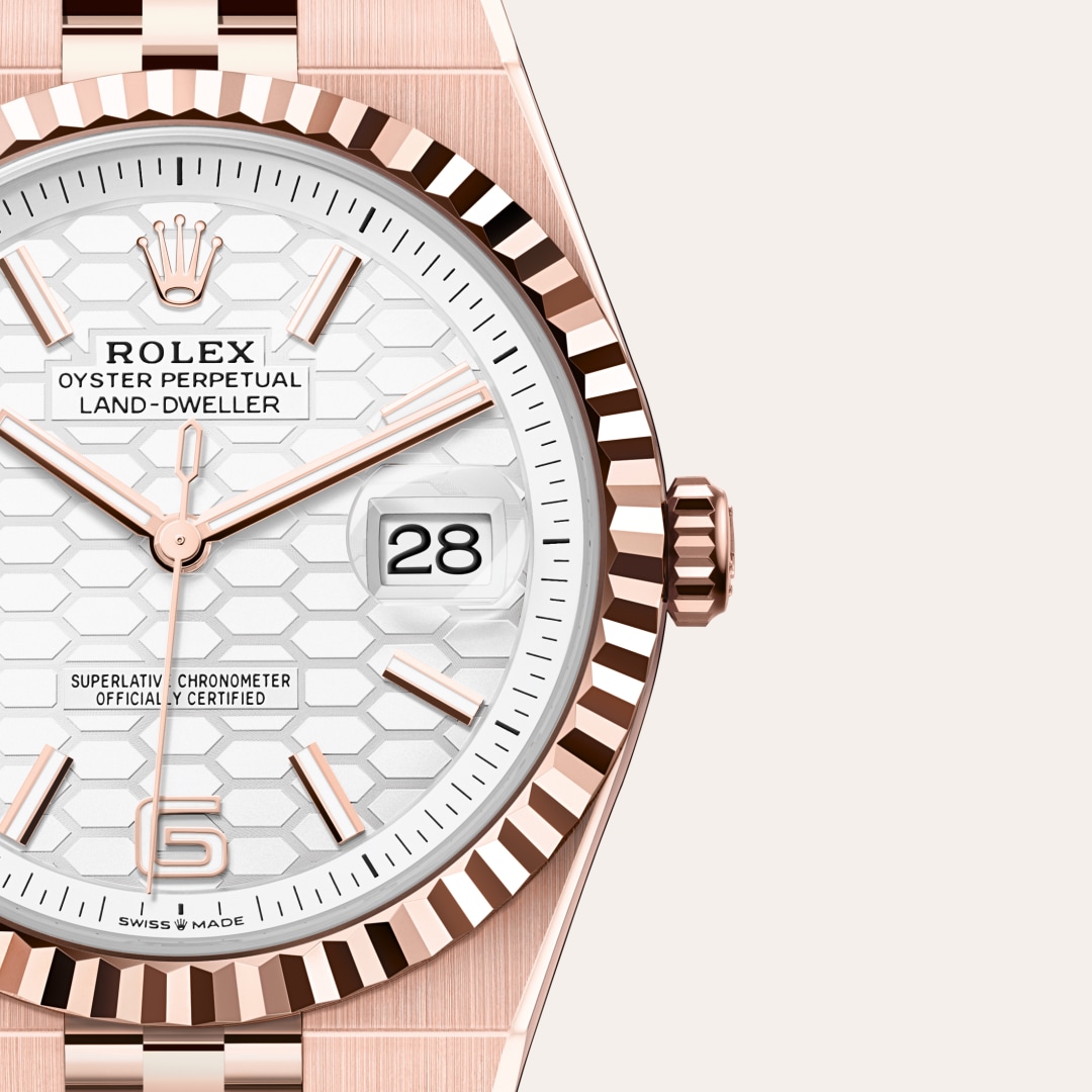 Rolex Land-Dweller 40 Oyster, 40 mm, Everose gold M127335-0001