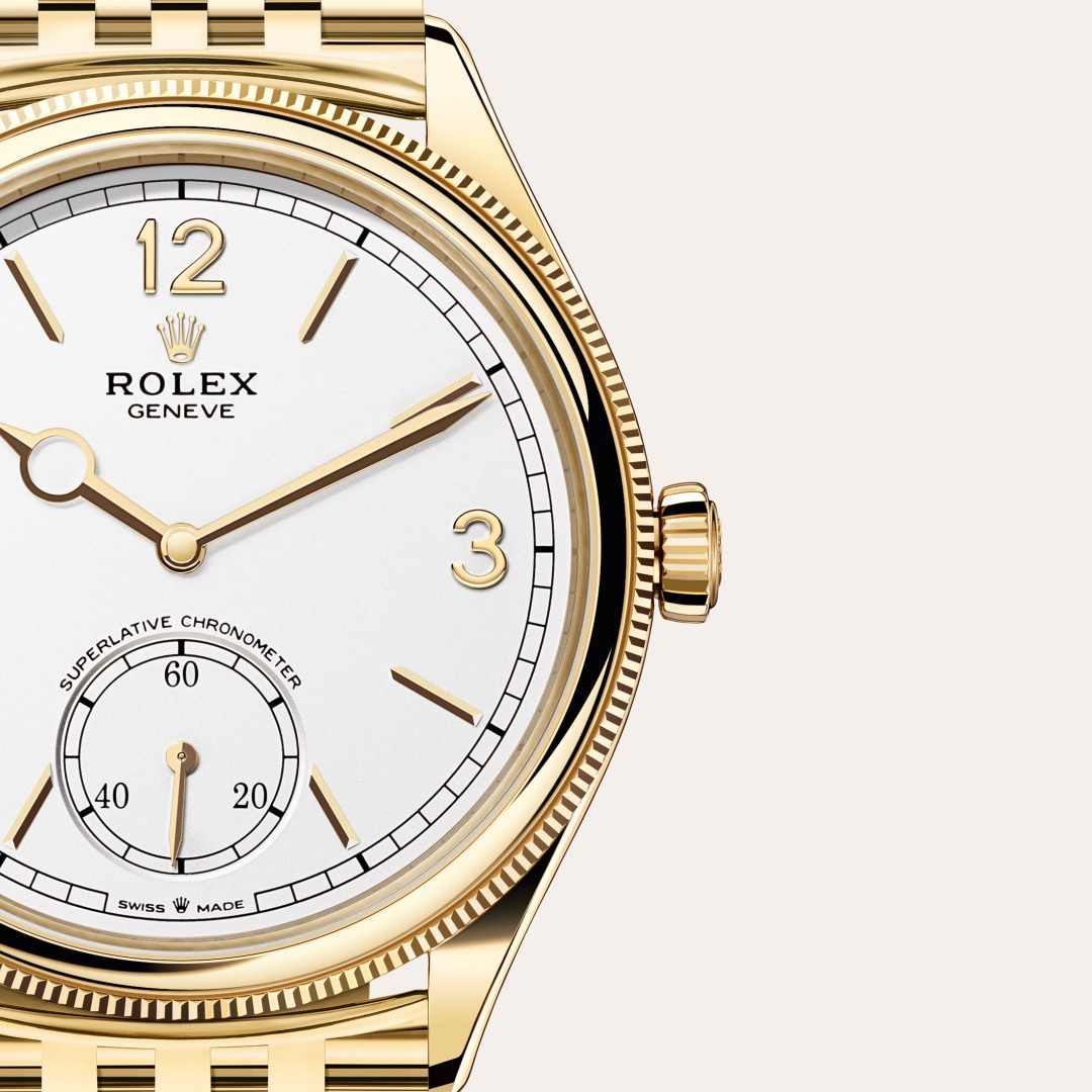 Rolex 1908 39 mm, 18 Karat Gelbgold, poliert M52508-0008