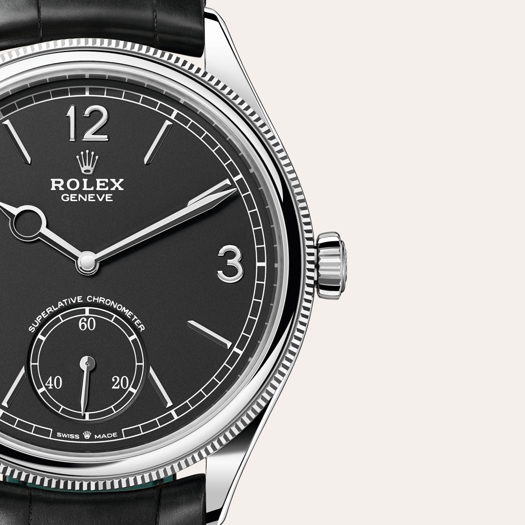 Rolex 1908 39 mm, 18 Karat Weißgold, poliert M52509-0002