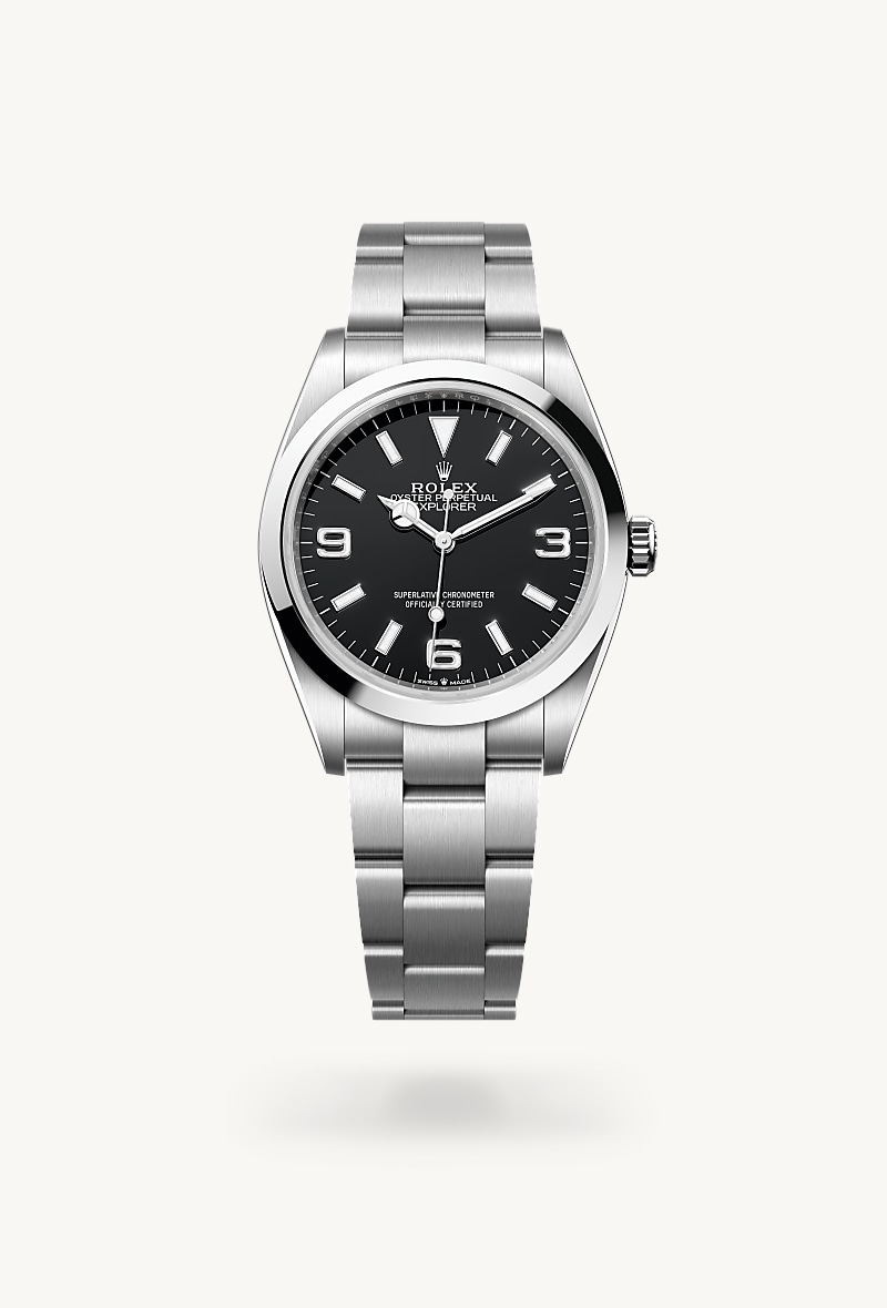 Rolex Explorer 36 Oyster, 36 mm, Oystersteel M124270-0001