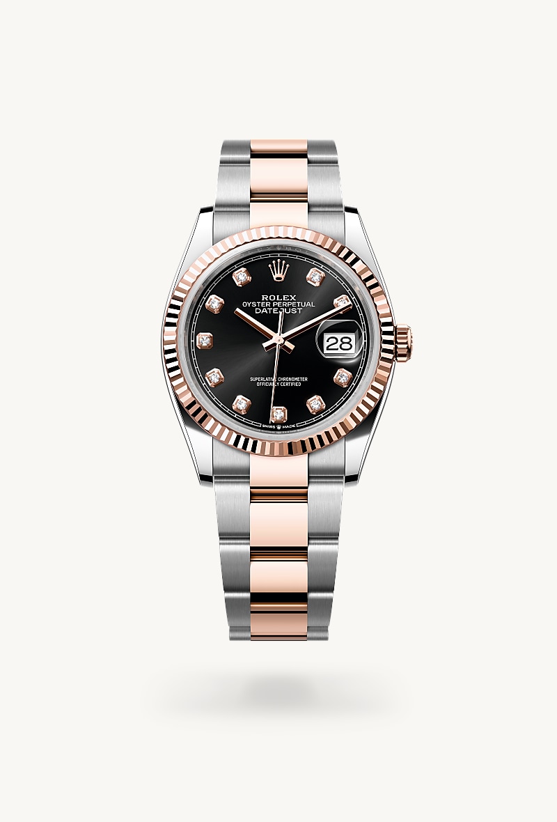Rolex Datejust 36 Oyster, 36 mm, Oystersteel and Everose gold M126231-0020