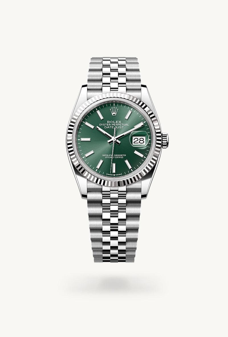 Rolex Datejust 36 Oyster, 36 mm, Oystersteel and white gold M126234-0051