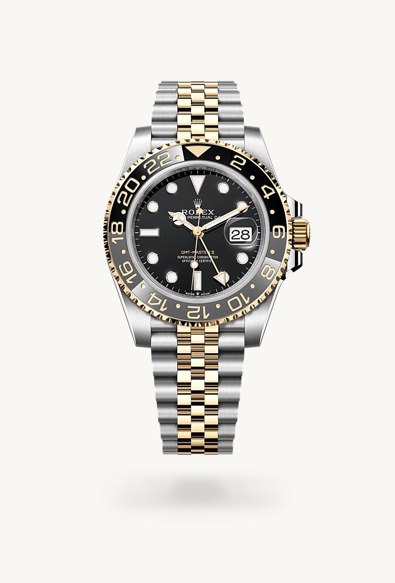 Rolex GMT-Master II Oyster, 40 mm, Oystersteel and yellow gold M126713GRNR-0001