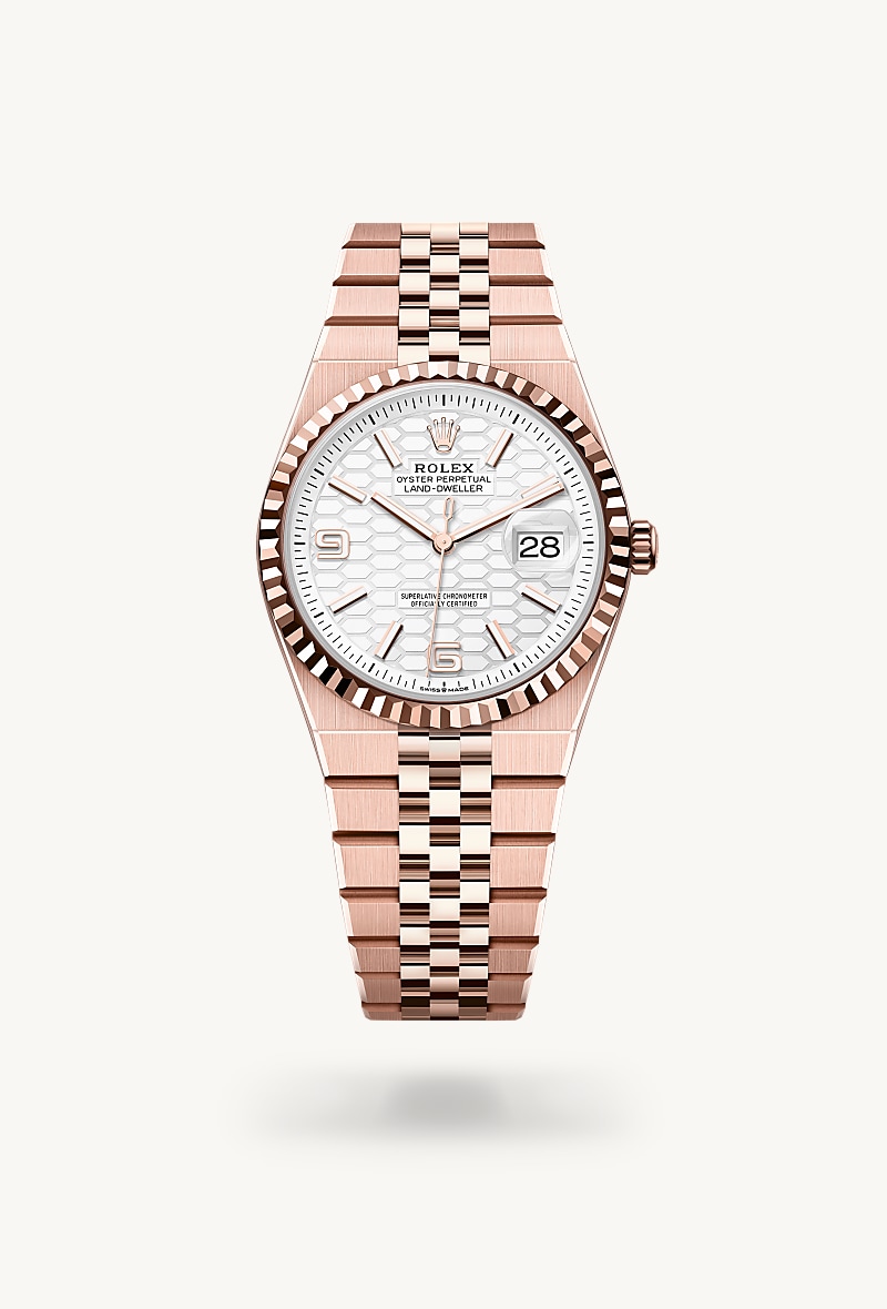 Rolex Land-Dweller 36 Oyster, 36 mm, Everose gold M127235-0001