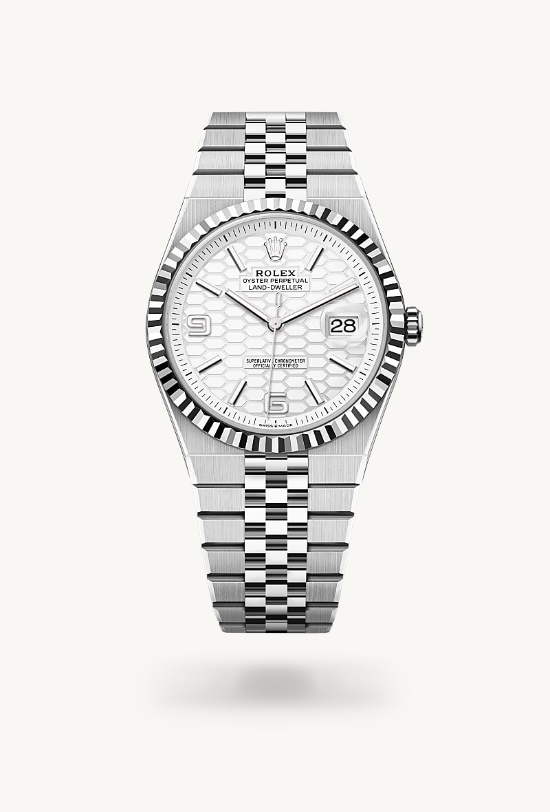 Rolex Land-Dweller 40 Oyster, 40 mm, Oystersteel and white gold M127334-0001