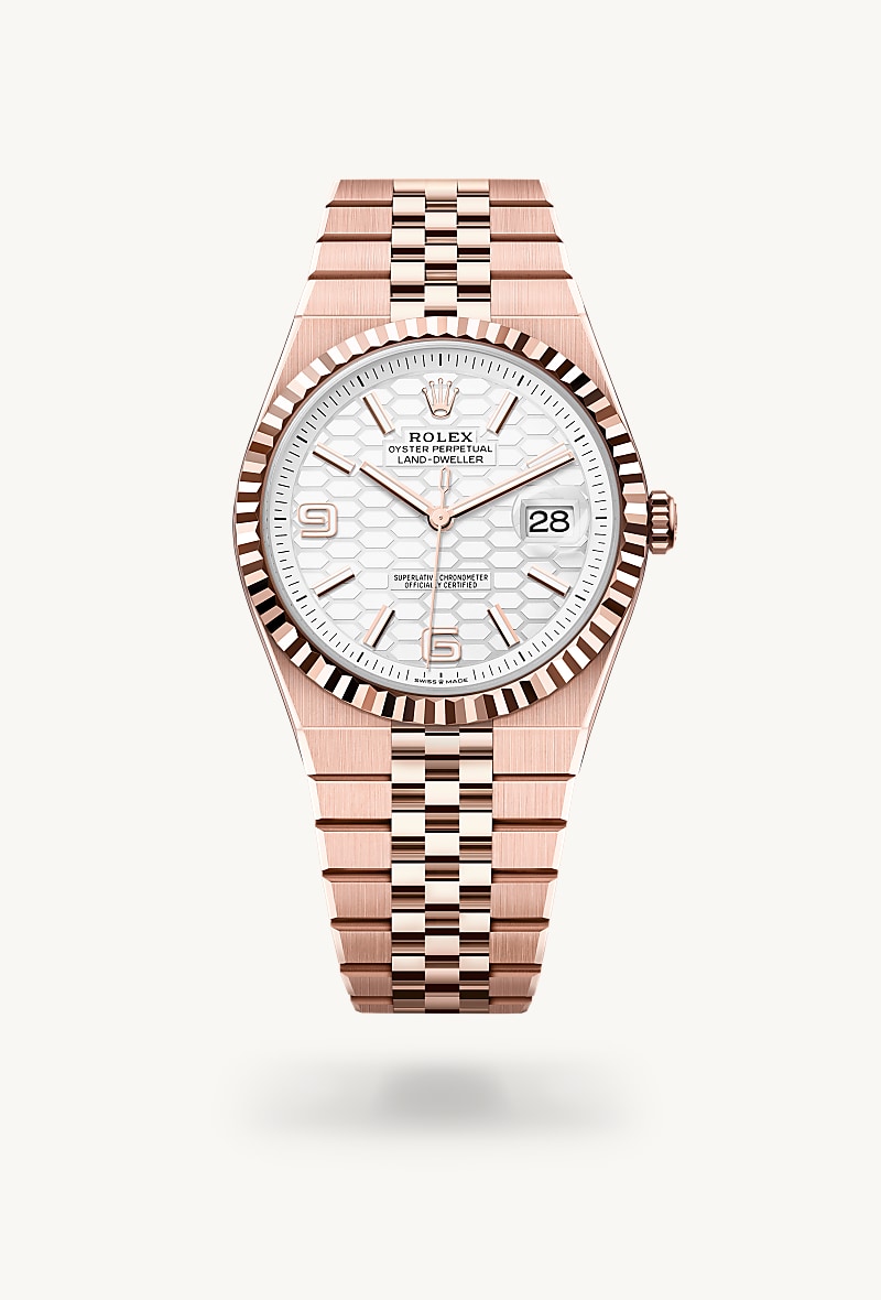 Rolex Land-Dweller 40 Oyster, 40 mm, Everose gold M127335-0001