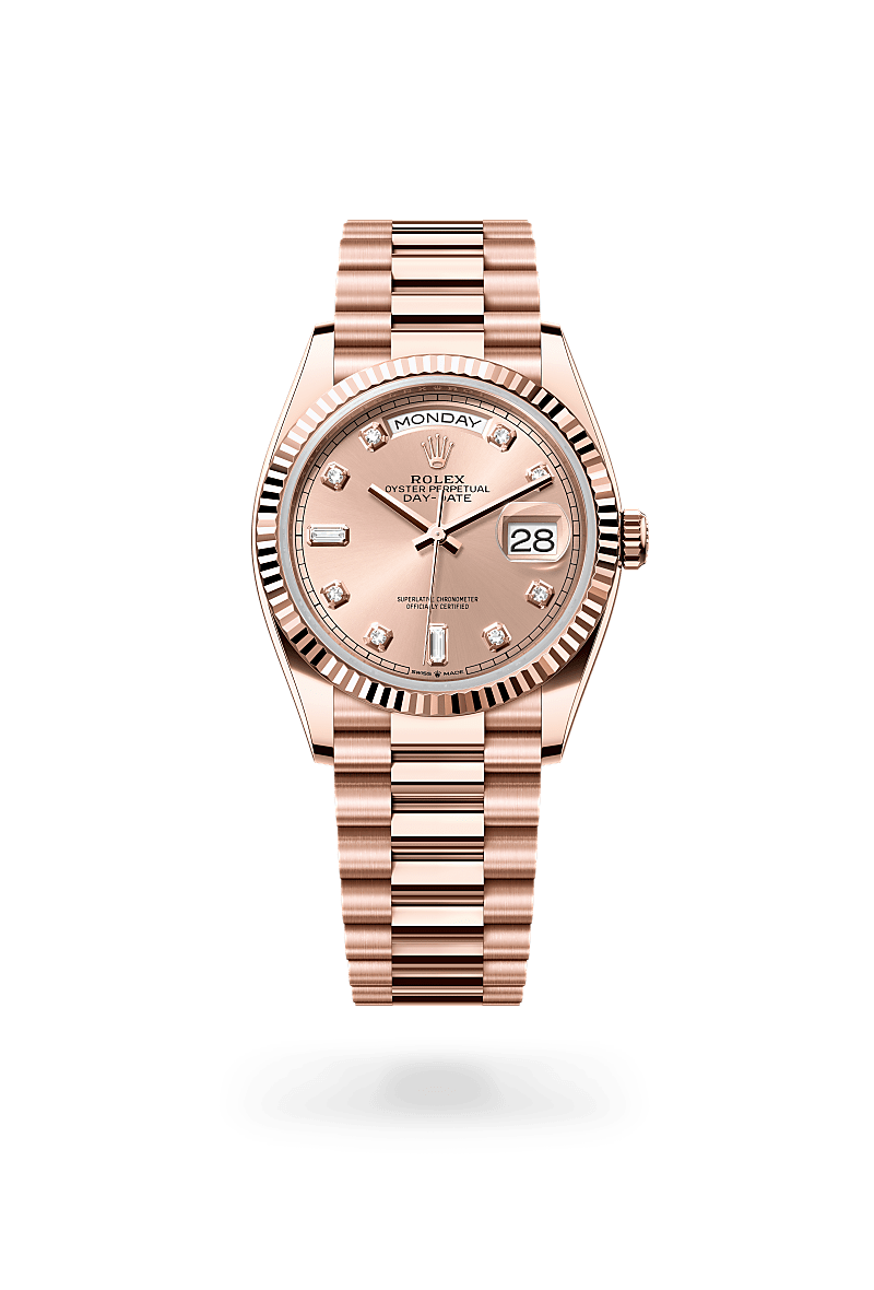Rolex Day-Date 36 Oyster, 36 mm, Everose gold m128235-0009