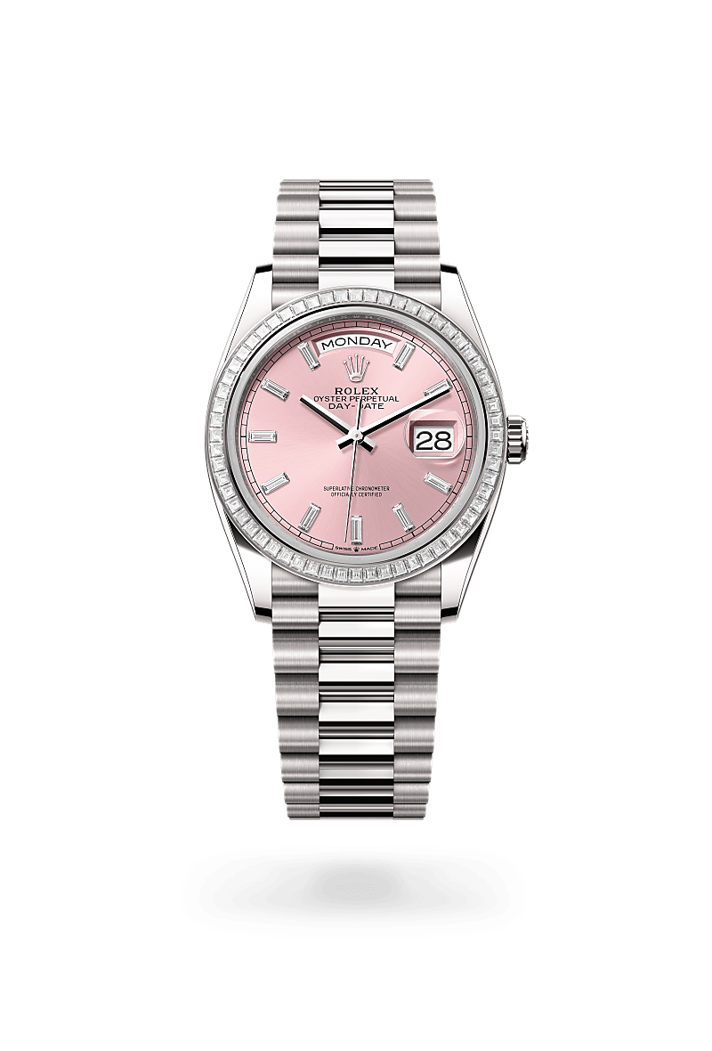 Rolex Day-Date 36 Oyster, 36 mm, white gold and diamonds m128399tbr-0029