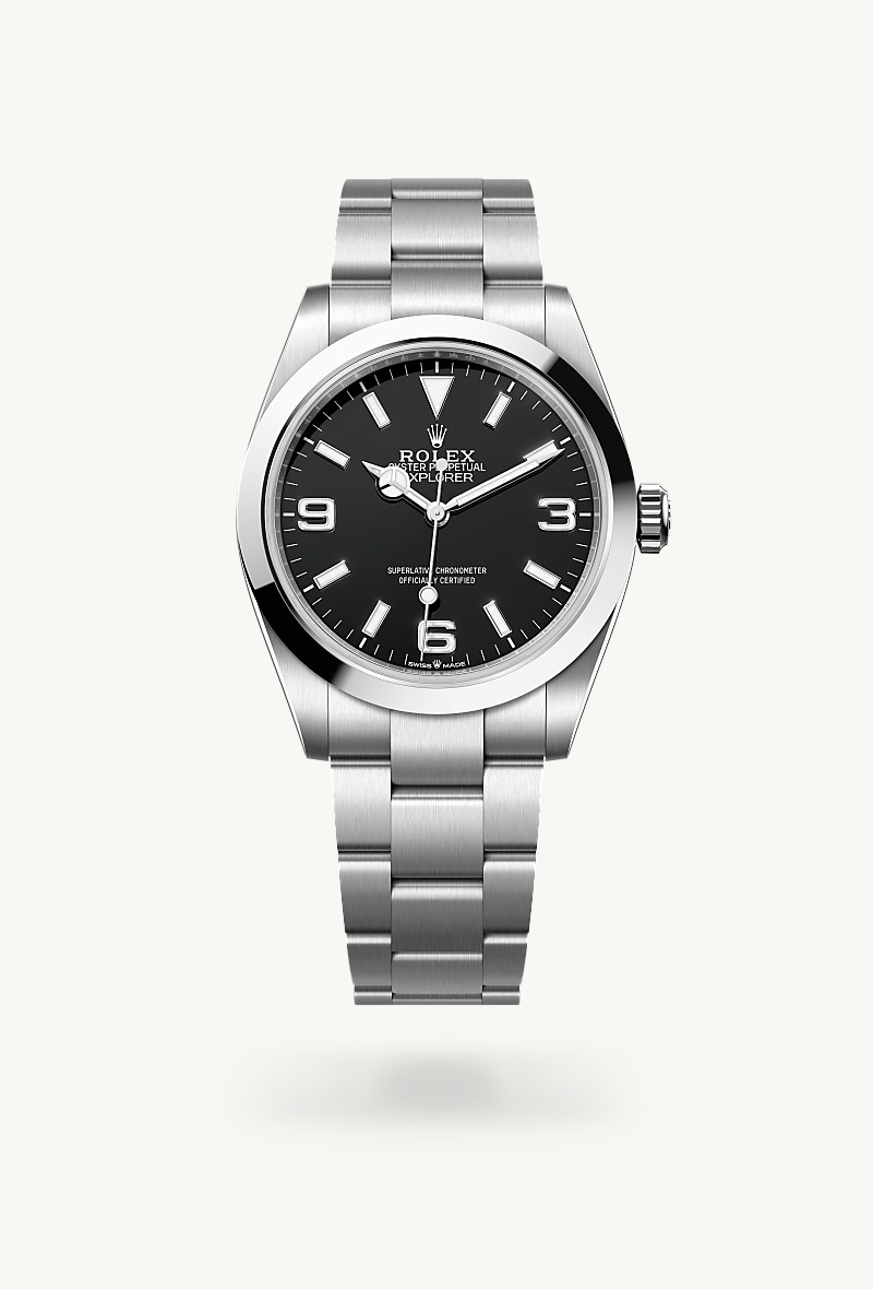 Rolex Explorer 40 Oyster, 40 mm, Oystersteel M224270-0001
