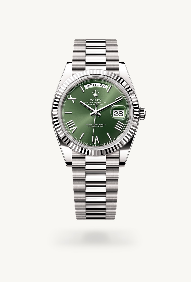 Rolex Day-Date 40 Oyster, 40 mm, white gold M228239-0033