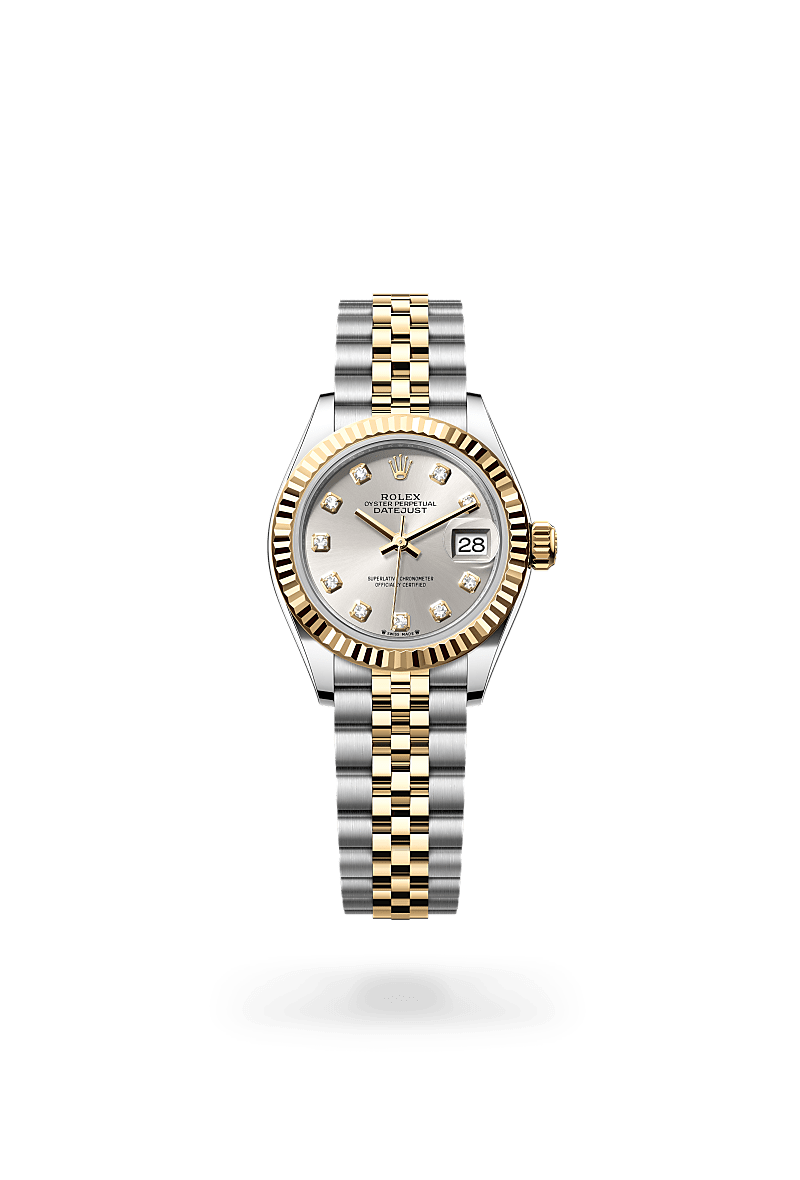 Rolex Lady-Datejust Oyster, 28 mm, Oystersteel and yellow gold m279173-0007