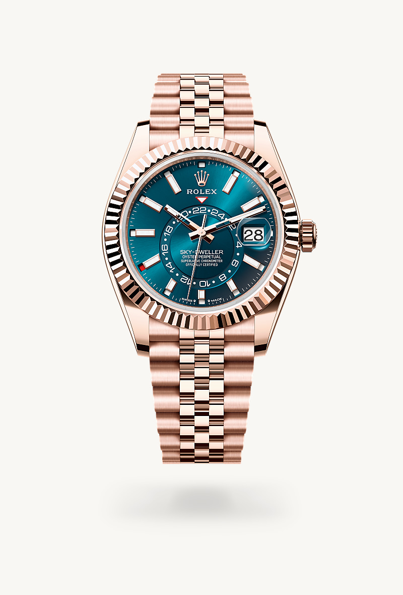 Rolex Sky-Dweller Oyster, 42 mm, Everose gold M336935-0005
