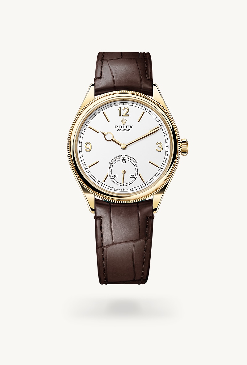 Rolex 1908 39 mm, 18 Karat Gelbgold, poliert M52508-0006