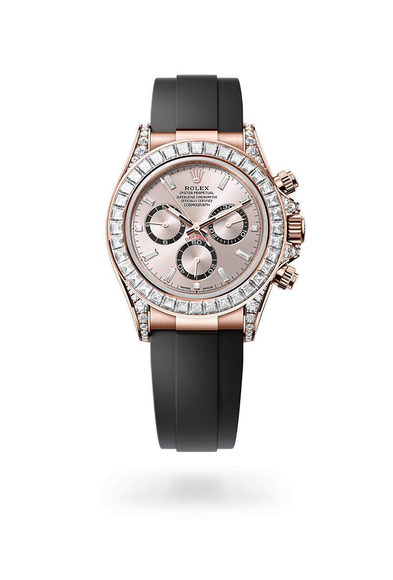 Rolex Cosmograph Daytona Oyster, 40 mm, Everose-Gold mit Diamanten m126535tbr-0002