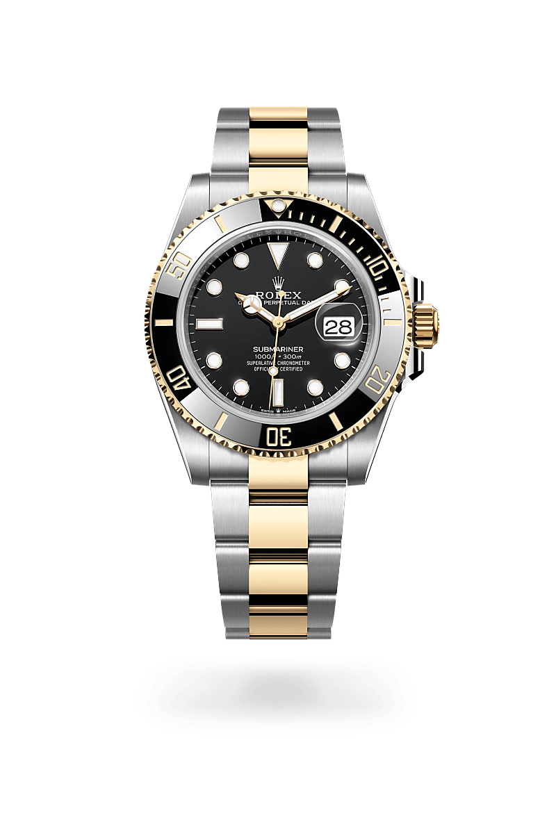 Rolex Submariner Date Oyster, 41 mm, Edelstahl Oystersteel und Gelbgold m126613ln-0002