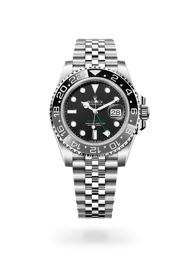 Rolex GMT-Master II Oyster, 40 mm, Edelstahl Oystersteel m126710grnr-0003