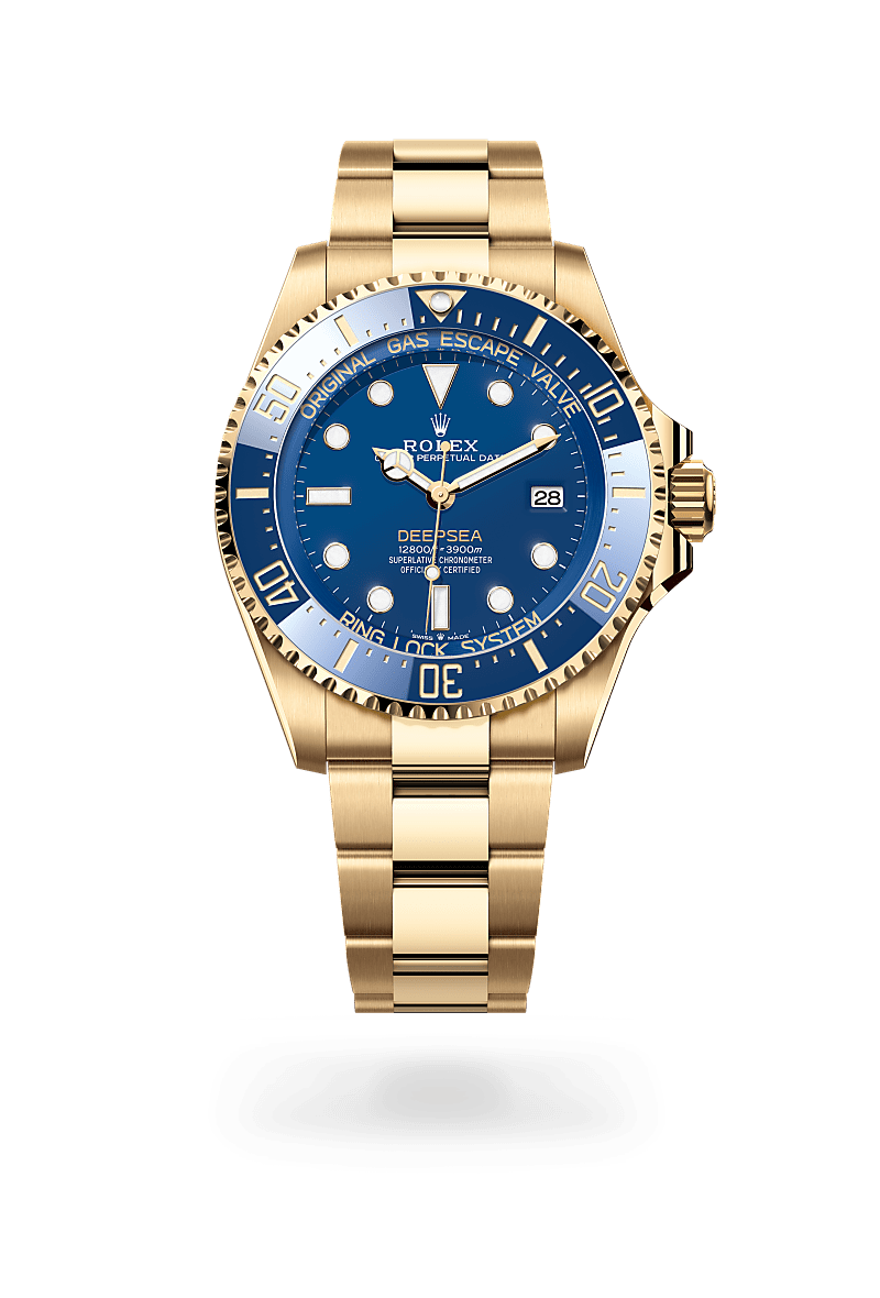 Rolex Rolex Deepsea Oyster, 44 mm, Gelbgold m136668lb-0001