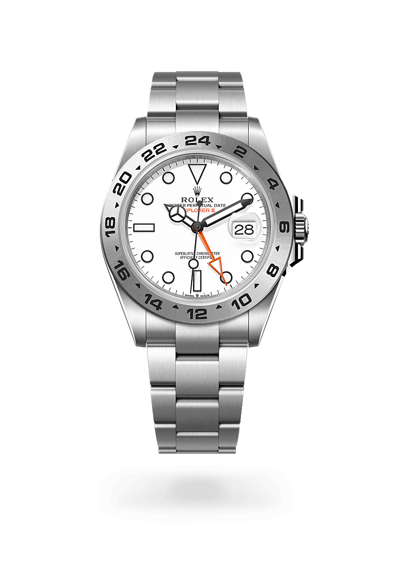 Rolex Explorer II Oyster, 42 mm, Edelstahl Oystersteel m226570-0001