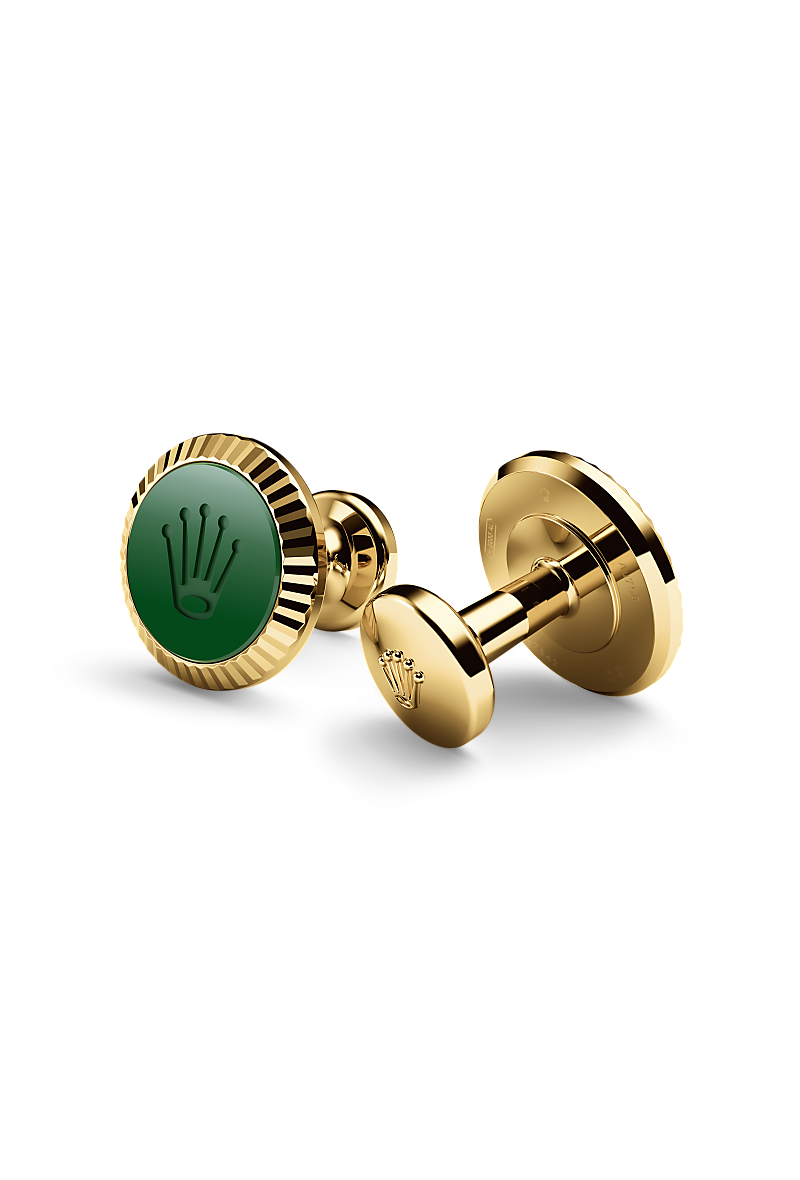 Rolex ‘Fluted’ cufflinks a1038